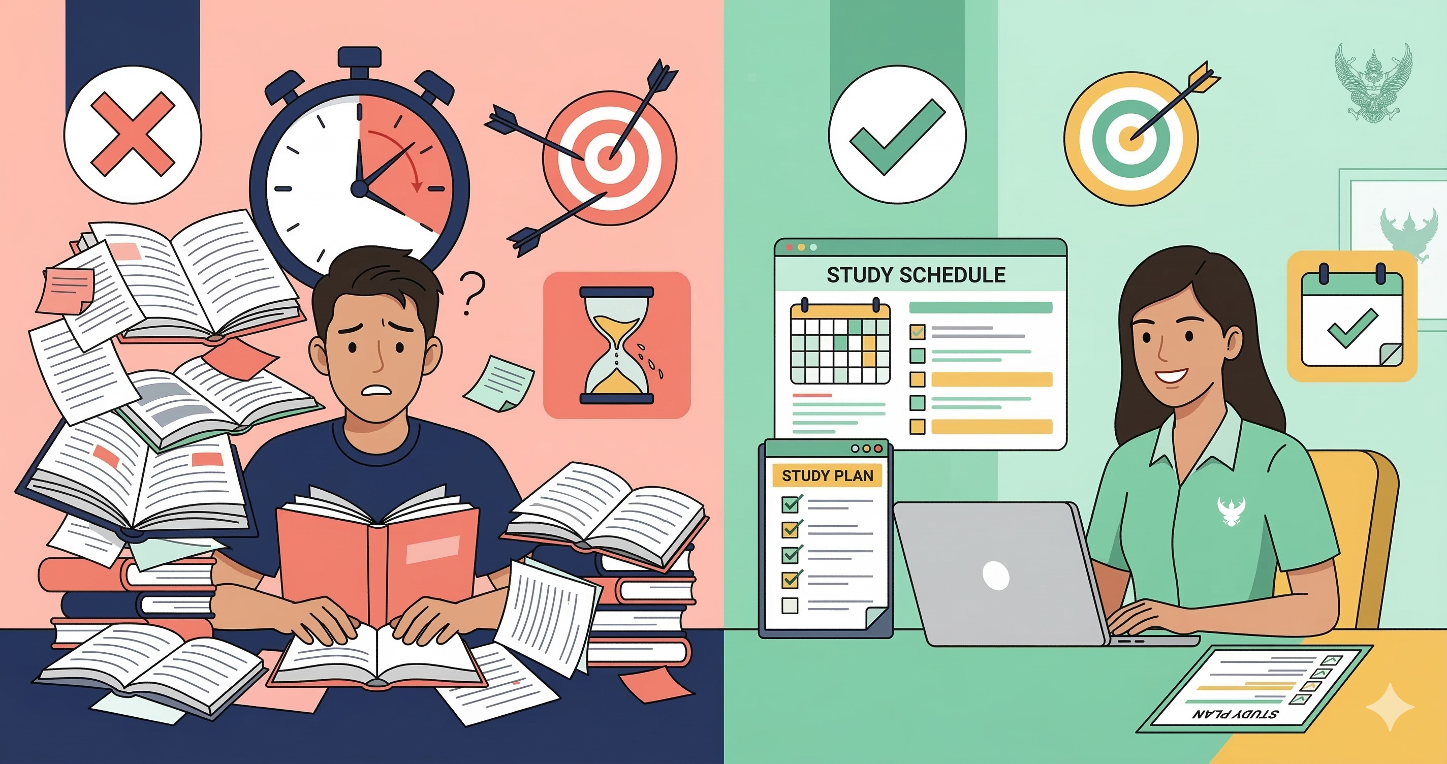 10 ความผิดพลาดที่ทำให้ สอบราชการไม่ผ่าน (รู้ก่อนสอบติดชัวร์)